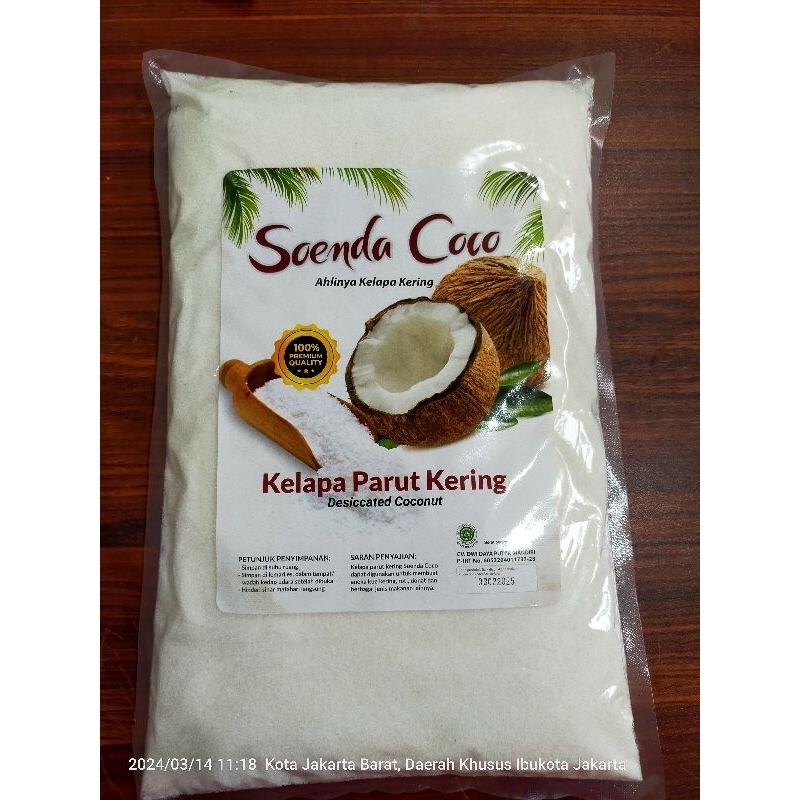 

SOENDA COCO KELAPA PARUT KERING 1kg