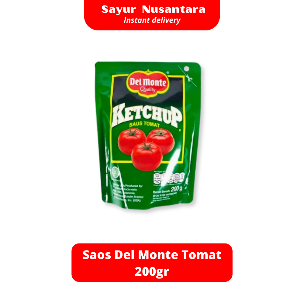 

Saos Del Monte Tomat 200gr - Sayur Nusantara