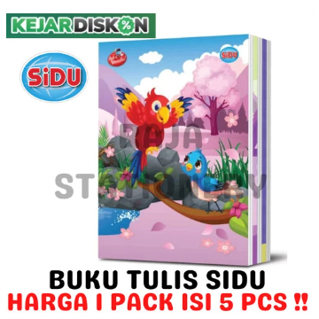 

BUKU TULIS SIDU 42 LEMBAR SINAR DUNIA BIG CAMPUS BOXY B5 PACK [5PCS]