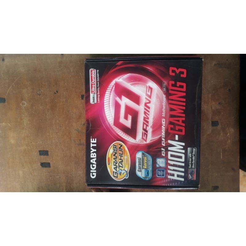 mobo gygabite ddr 4 h110 support gen 6 plus ram ddr 4 8gb