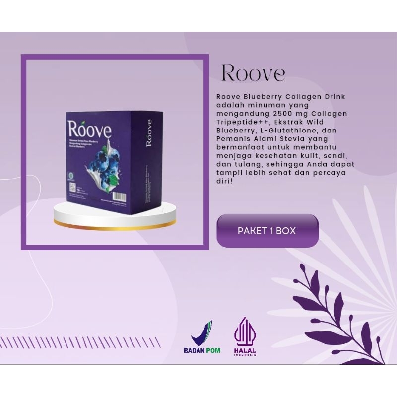 ROOVE COLLAGEN DRINK - Minuman collagen terbaik