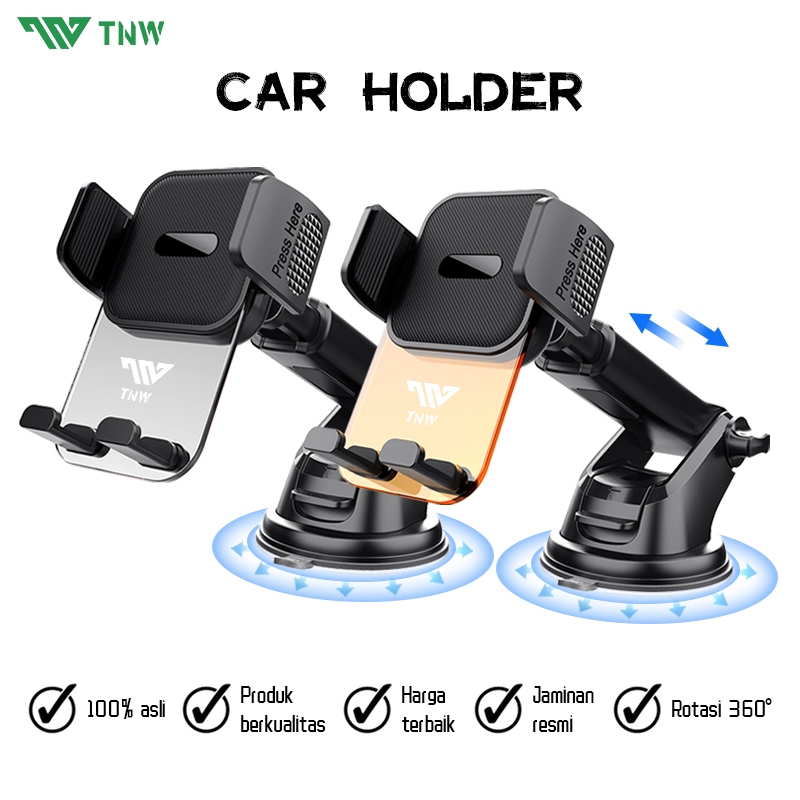 TNW Car Holder hp Mobil Holder Mobil Dashboard Car Mount Mobile Phone Holder Mobil cocok untuk Dashb