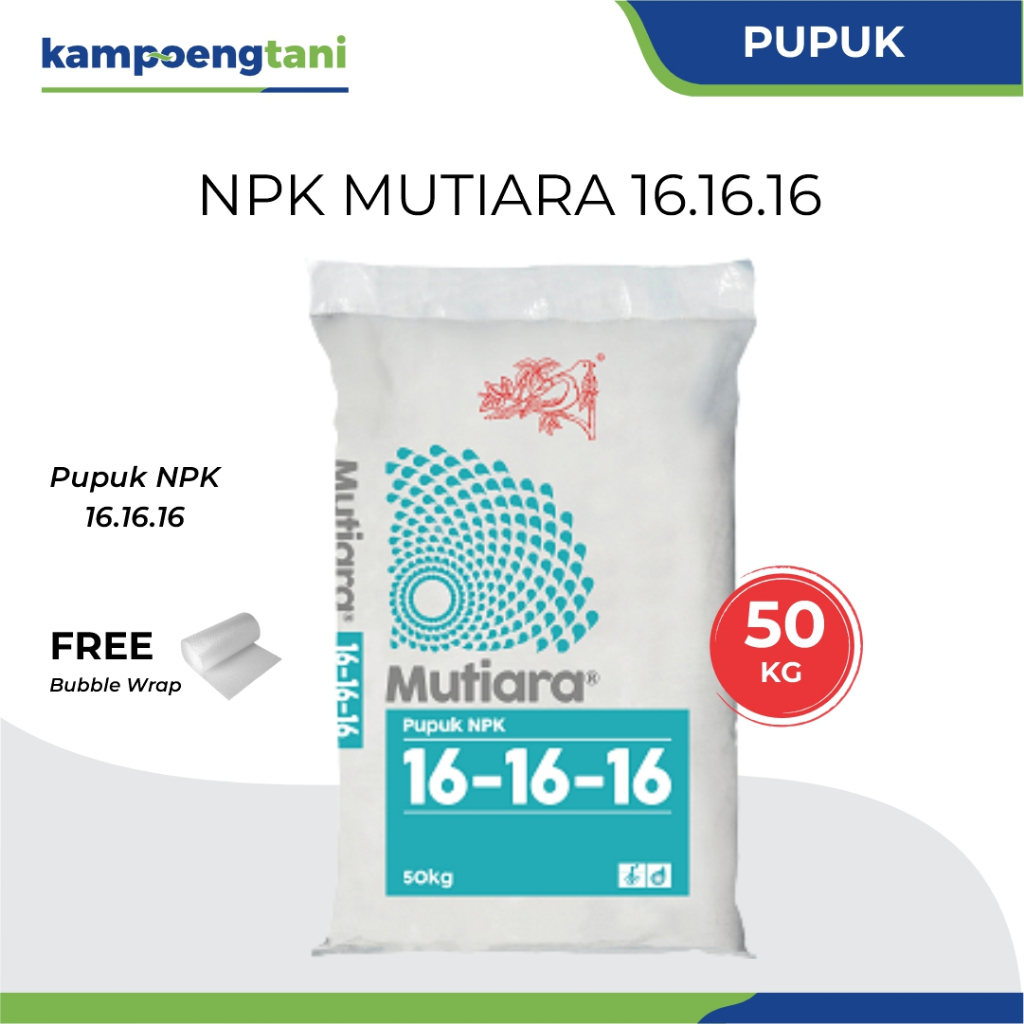 Kampoeng Tani - Pupuk NPK Mutiara 16-16-16 50 Kg Meroke Original