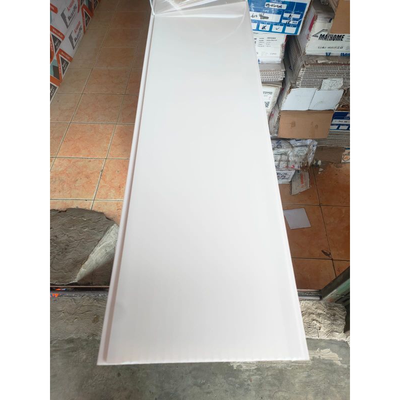 plafon PVC putih polos glossy Hoda T-500