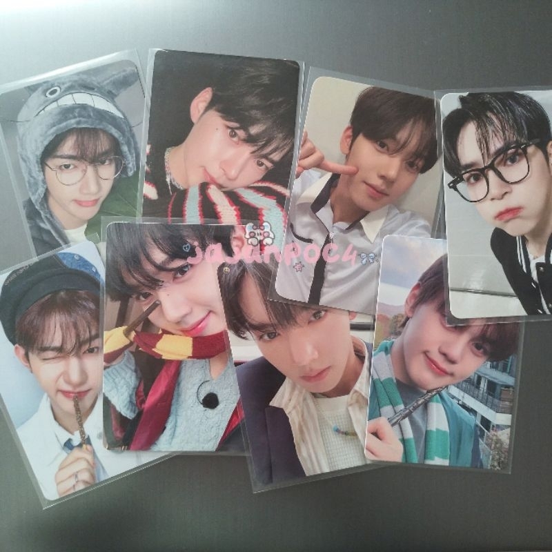 PC PHOTOCARD ZB1 OFFICIAL HAO LD EVERLINE TOTORO LD WITHMUU PEPERO GYUVIN LD APPMUS HARRY POTTER HAR