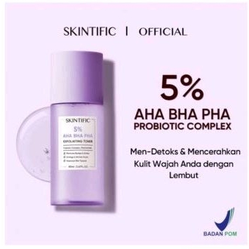 SKINTIFIC AHA.BHA.PHA. EXFOLIATING TONER