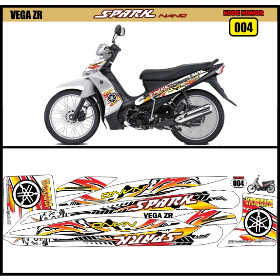 Striping VEGA ZR / Striping sticker VEGA ZR / Sticker striping VEGA ZR v3