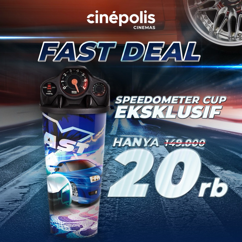 Exclusive Movie Merchandise: Tumbler Speedometer Fast Furious X