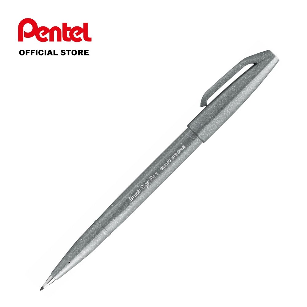 

Pentel Brush Sign Pen Grey/Abu - Abu
