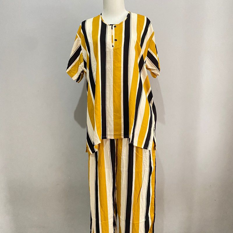 Daster Set Bahan Rayon Premium Celana Panjang