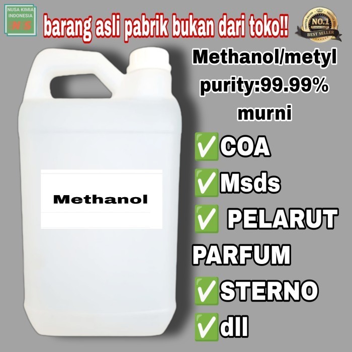 Methanol 5 Liter / Methanol ( Purity 99,99% )