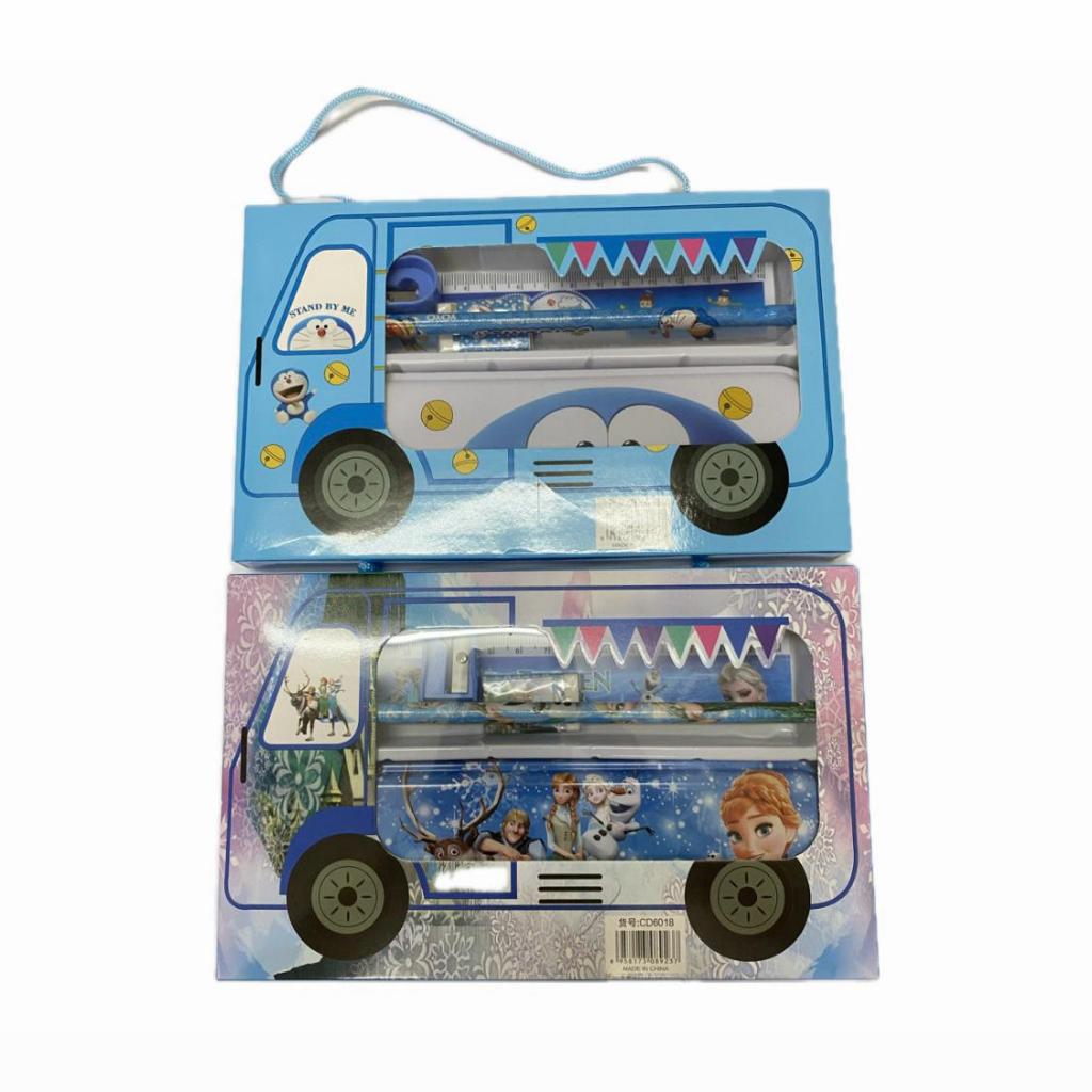 

[D] STUDY SET - CD6018 + Pensil case 5 in 1