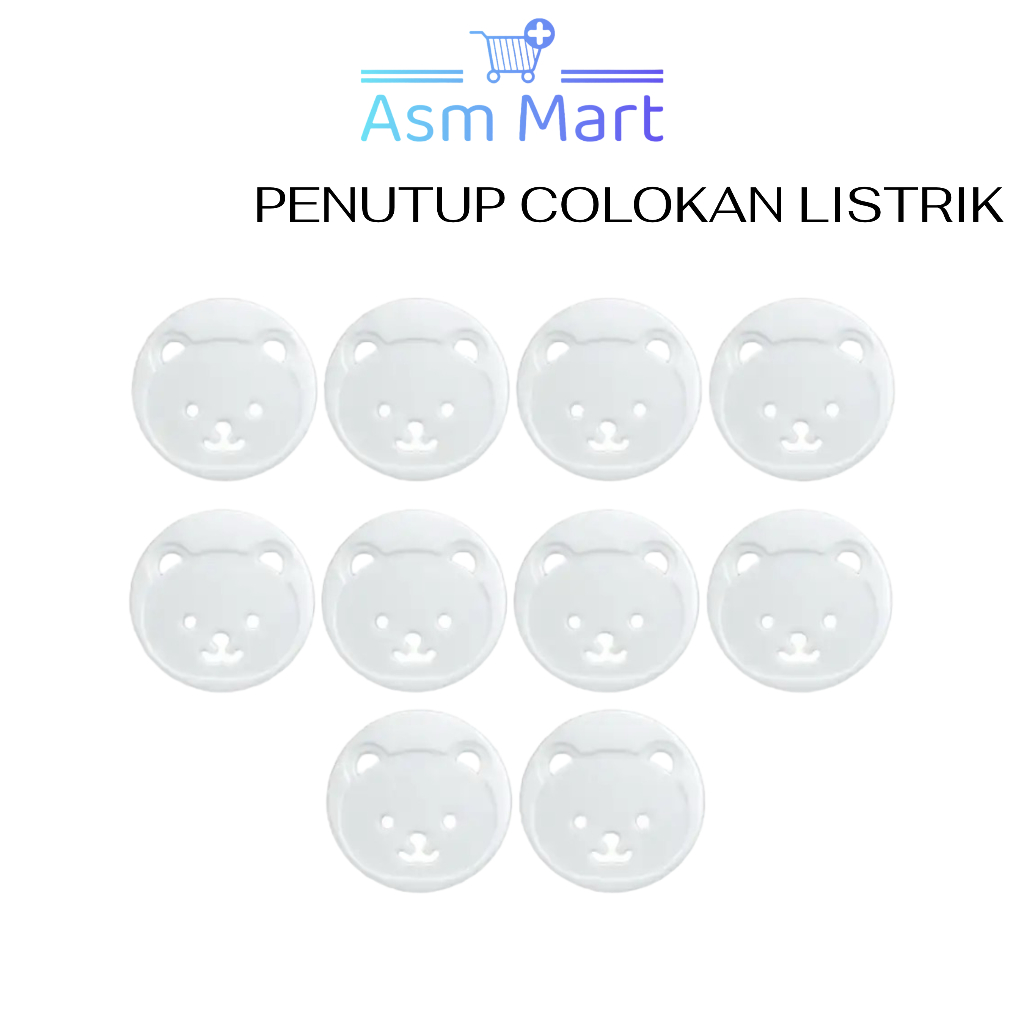 ASM PENUTUP COLOKAN LISTRIK MOTIF BERUANG / PENGAMAN COLOKAN LISTRIK