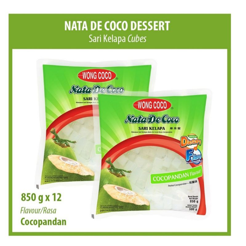 

WONG COCO NATA DE COCO CUBES 800gr