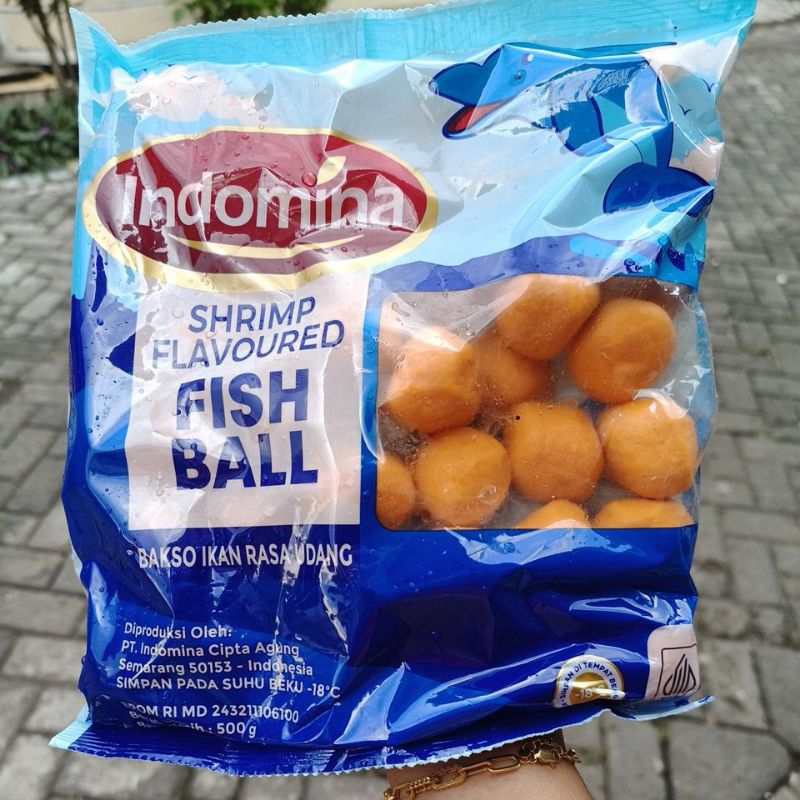 

INDOMINA SHRIMP BALL 500 GRAM bakso udang