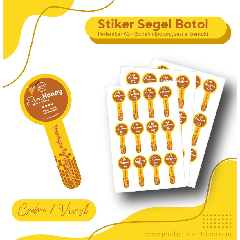 

Stiker segel botol/stiker botol custom/stiker label