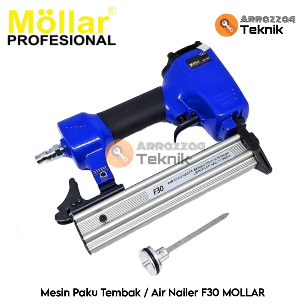 

MOLLAR Air Nailer F30 / Mesin Alat Paku Tembak Staples Stapler I
