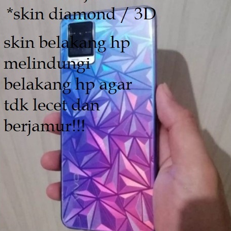 SKIN DIAMOND PRISMA / SKIN BELAKANG HP FOR OPPO A98 5G / A96 / A95 / A92 / A79 / A78 4G / A78 NFC / 