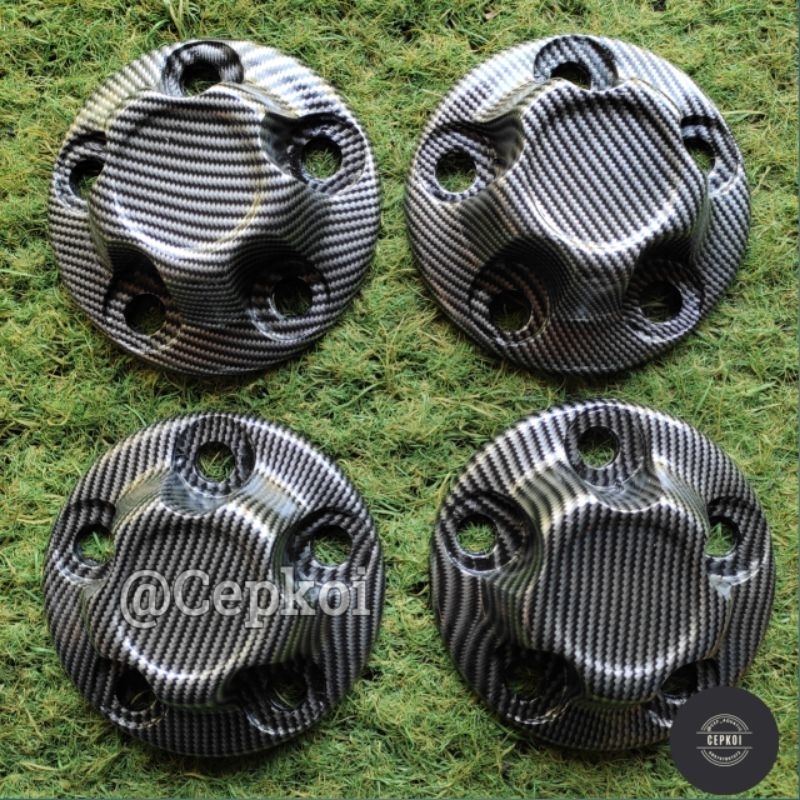 Dop Mobil Velg Kaleng Carbon PCD 5x114 Taruna Terios Jeep BRV