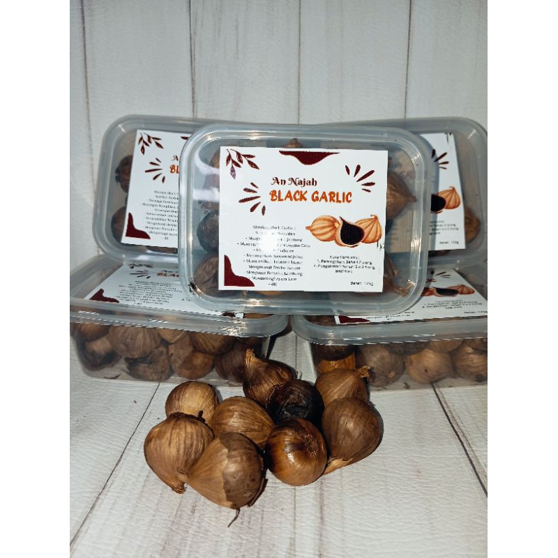 

Black Garlic | Bawang Hitam Asli Bawang Tunggal 125g