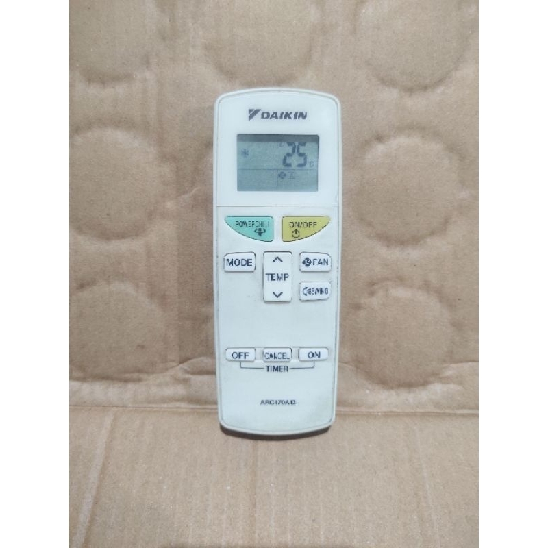 Remote AC Daikin Original ARC470A13