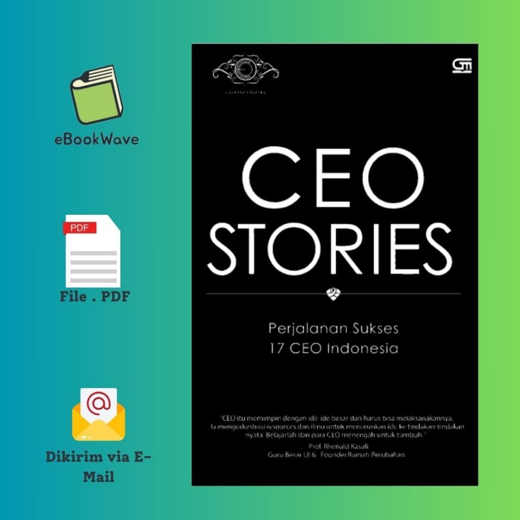 

CEO Stories Book BEST SELLER (Bahasa Indonesia)
