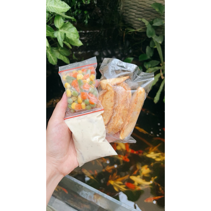 

Mushroom sauce / Potato & Veggie