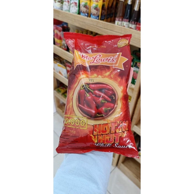 

saos sambal hot n hot mc lewis 1kg
