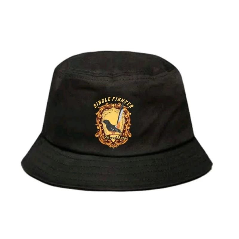 TOPI BUCKET HAT MURAI BATU SINGLE FIGHTER