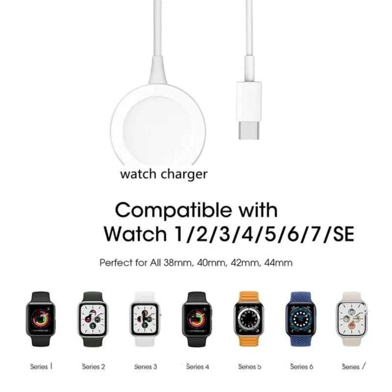 Kabel charger Cas Smartwatch Series 8 Ultra T800 Ultra T900 Ultra S8 Ultra KD99 Ultra Watch 8 Ultra