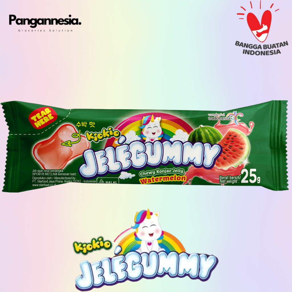 

Kiokio Jelegummy Watermelon 1 Box (24 pcs)