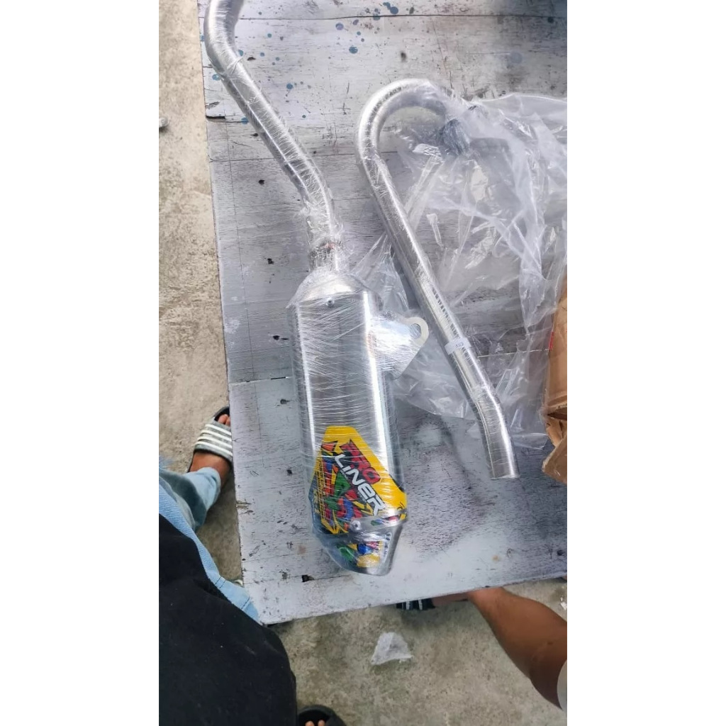 knalpot racing klx dtracker crf 150 wr155 proliner xr1 full system ori