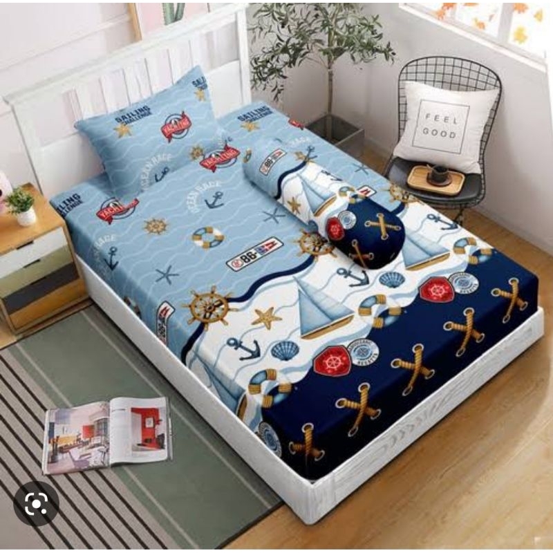 Sprei lady rose single rumbai uk 120x200 motif sailor