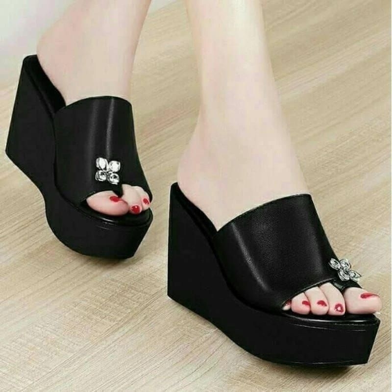 Sepatu Sandal Wanita Terbaru Wedges ED23