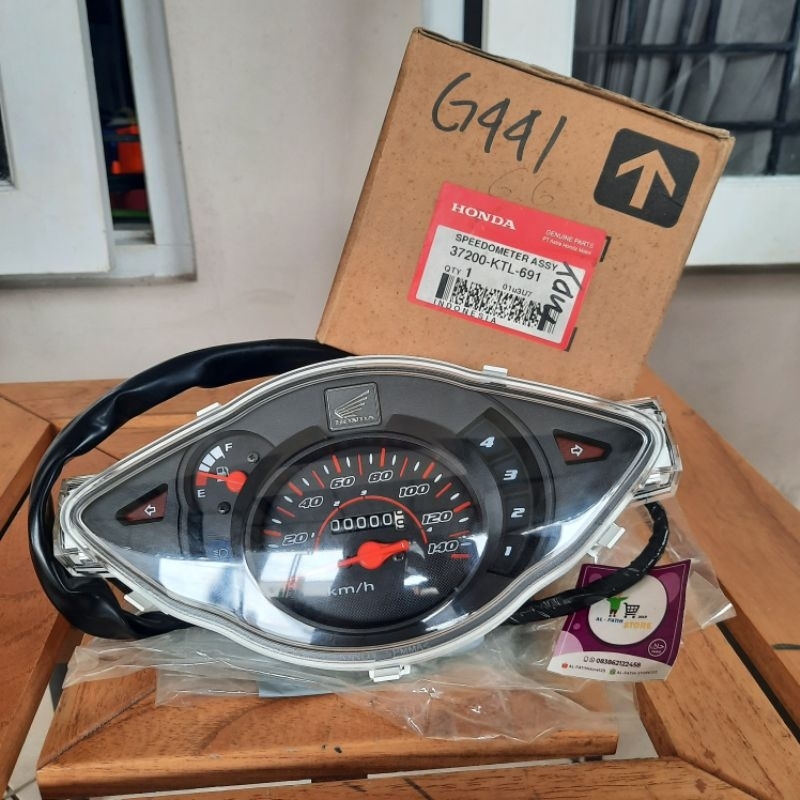 Speedometer Assy Supra Fit New Fit X S Original AHM 37200-KTL-691