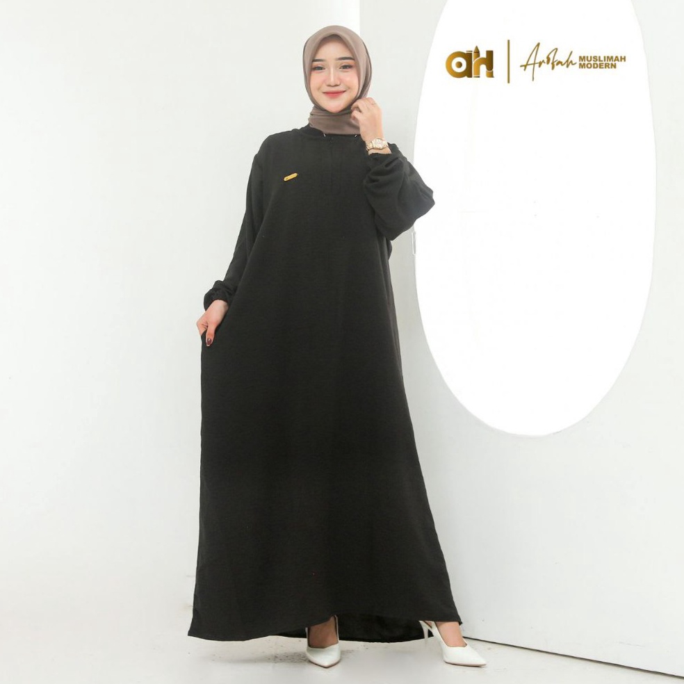Paling Disukai Gamis Semi Abaya Crinkle LD 13CM  gamis terbaru 224Gamis Jumbo ld 13  Gamis Crinkle P