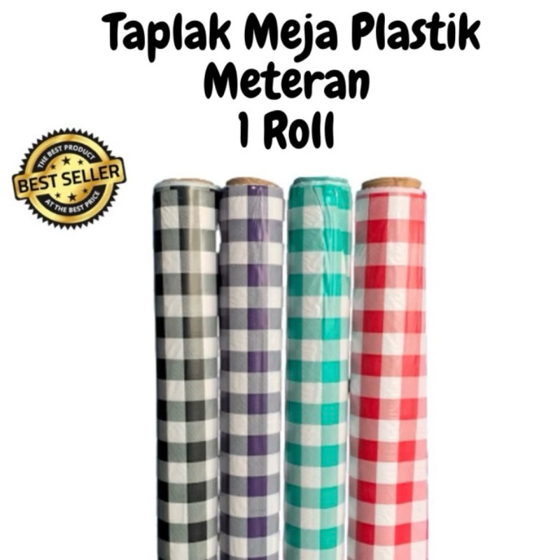 Taplak Meja Plastik Meteran 1 Roll