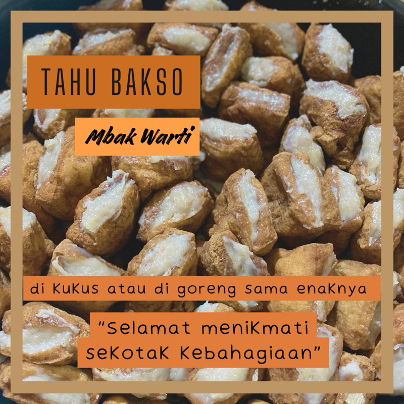 

TAHU BAKSO mbak warti isi 8 pcs
