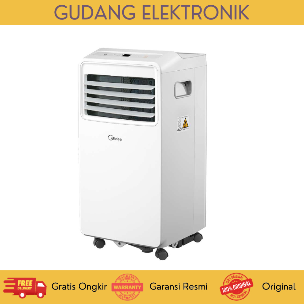 AC PORTABLE MIDEA 1/2 PK - MPHA 05CRN7 - Hemat Listrik