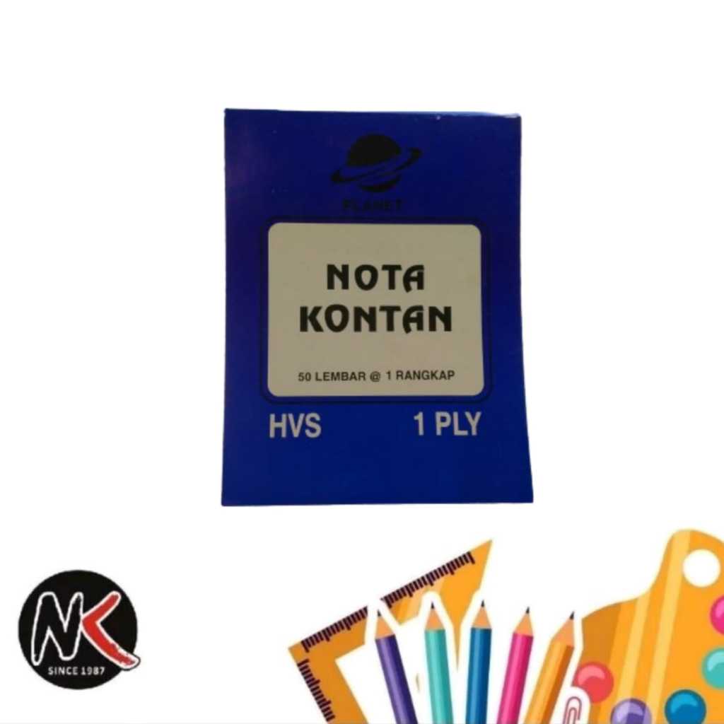 

Nota Kontan PLANET/Buku Nota Besar 1 PLY