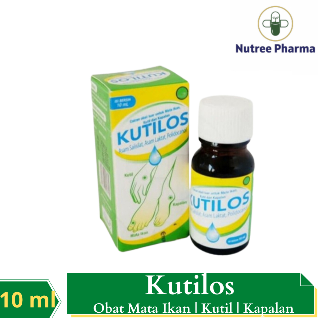 ⚡MURAH & DIJAMIN ORI⚡ KUTILOS 10 ML | Obat Mata Ikan | Kutil | Kulit Kering menebal | Pemakaian luar