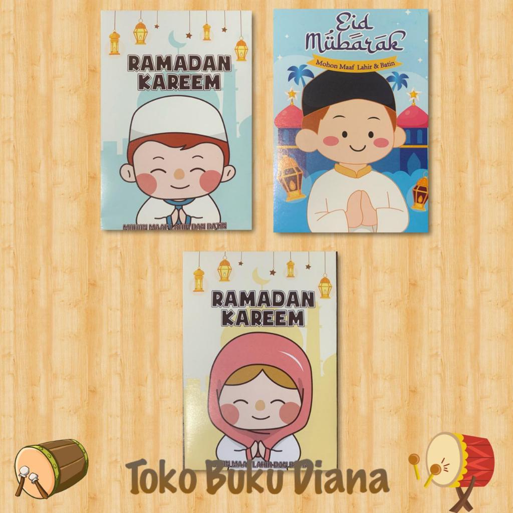 

Amplop Idul Fitri Kartun Muslim Premium Kecil / Angpau Lebaran isi 50 pcs