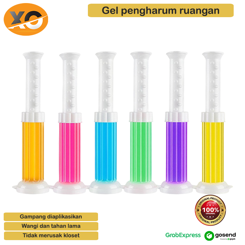 Gel Pengharum Closet WC Gel Pembersih Kloset Motif Bunga Kamar Mandi