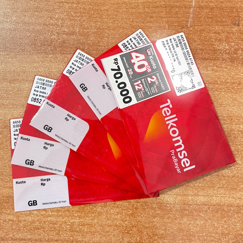 Perdana Telkomsel Lite KUOTA BESAR 40GB MURAH