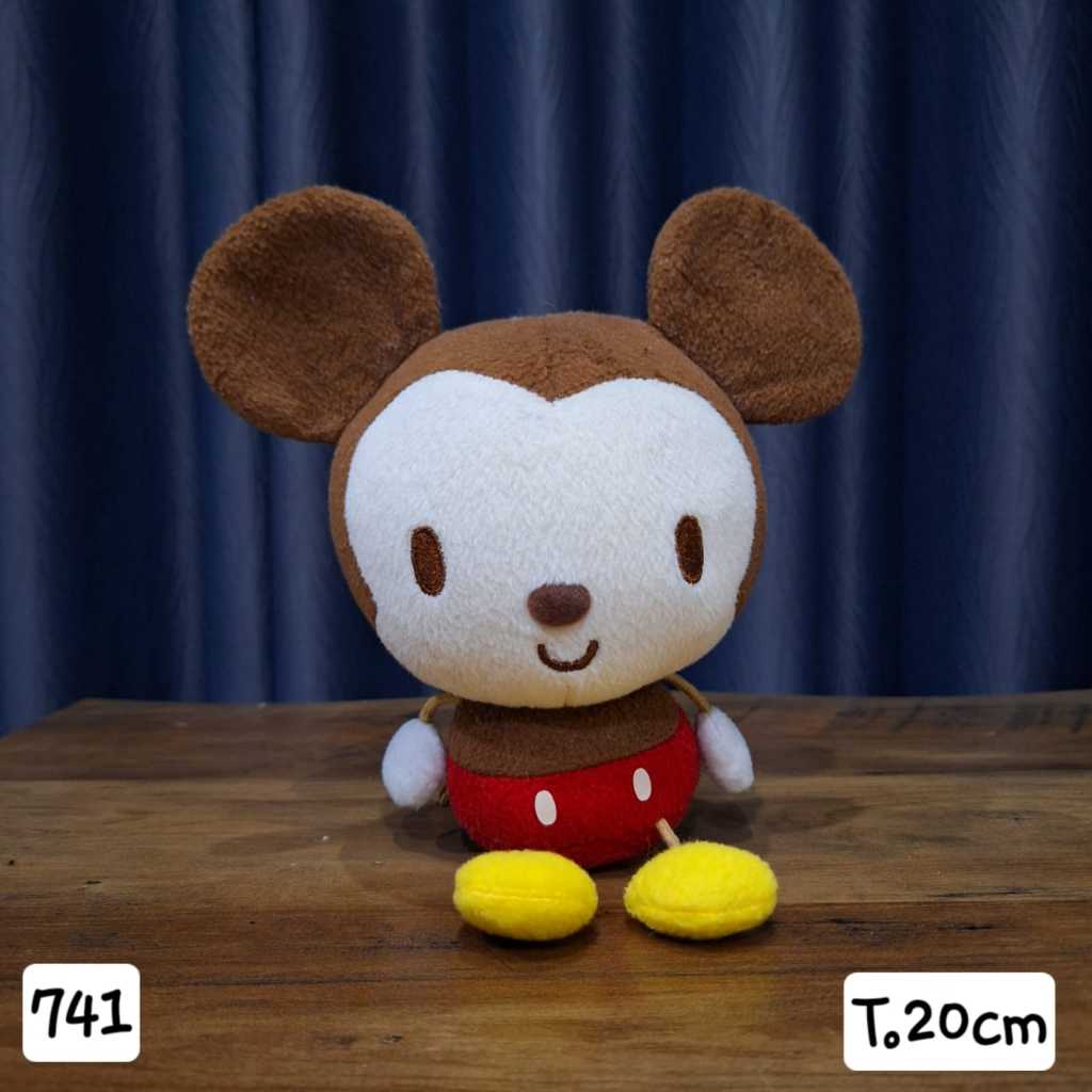 Boneka Mickey Mouse Kecil Mata Titik Celana Merah Cantik Lucu