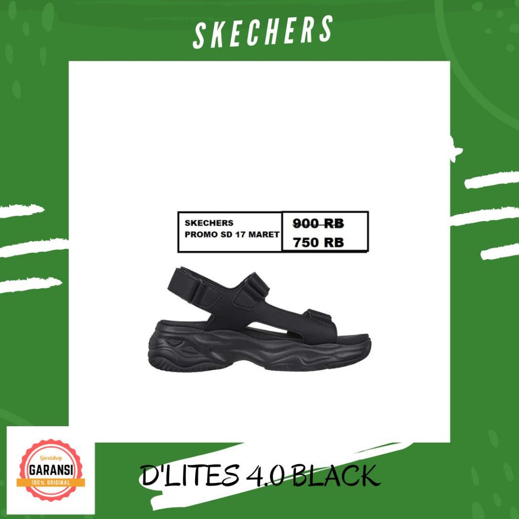 Sandal Skechers wanita sale ORIGINAL 100% seri D'LITES