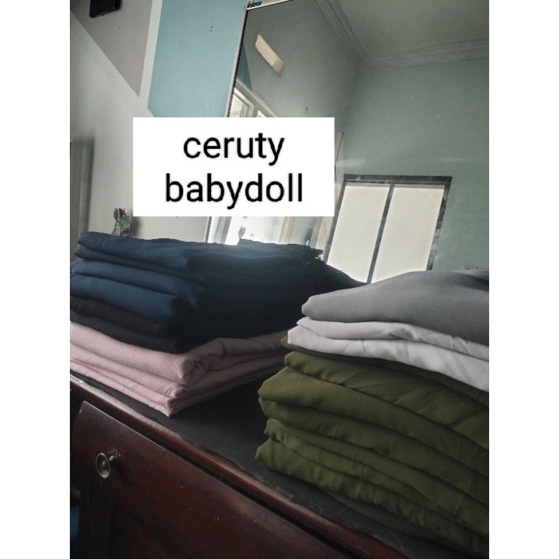 kain ceruty ceruti babydoll kiloan