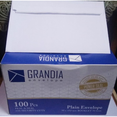 

1 Pack Amplop Grandia Putih 104 Isi 100 Lembar