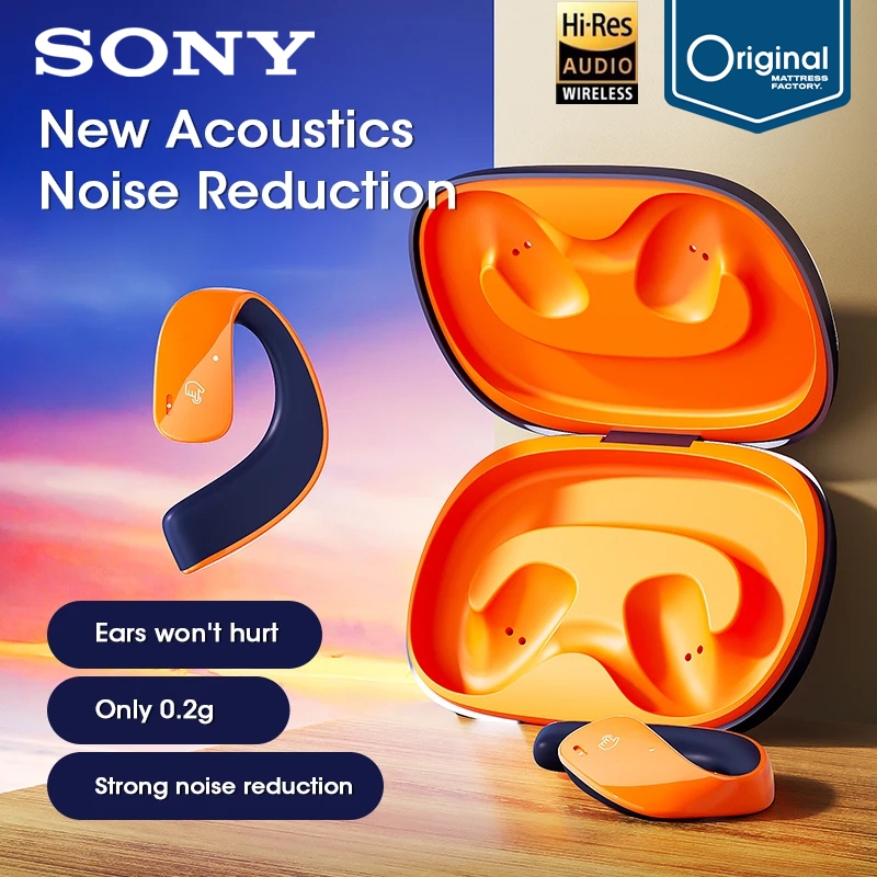 【100% Original】Sony Headset/SONY Airtime Sports Nirkabel Bluetooth Headphones Wireless Bone Conducti