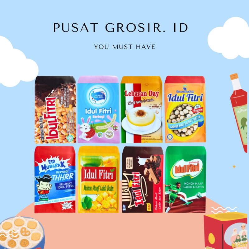 

Amplop Lebaran Snack ATM isi 10 Lembar